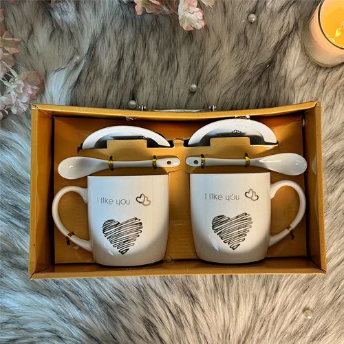 I Like You Coffee Mug Set