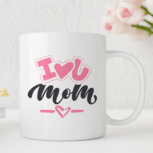 I Love You Mom Customized Mug