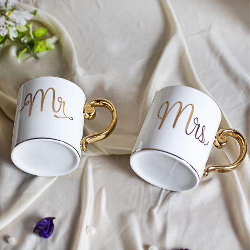 Mr  And Mrs  Printed Mug