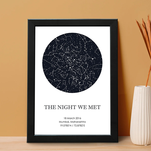 The Night We Met Star Map