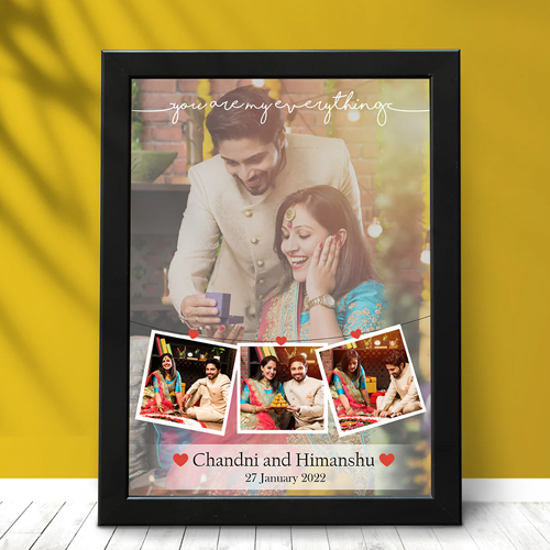 Personalized Couples Wedding Frame